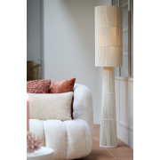 Vloerlamp Michiel chenille crème